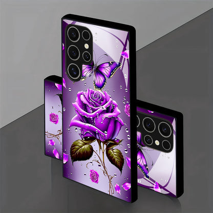 Rose Butterfly Hard Case for Samsung