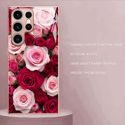 Vintage Romantic Rose Garden Hard Case for Samsung