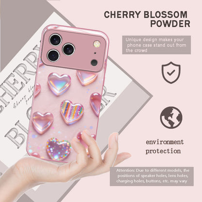 Love Heart Pattern Hard Case for iPhone