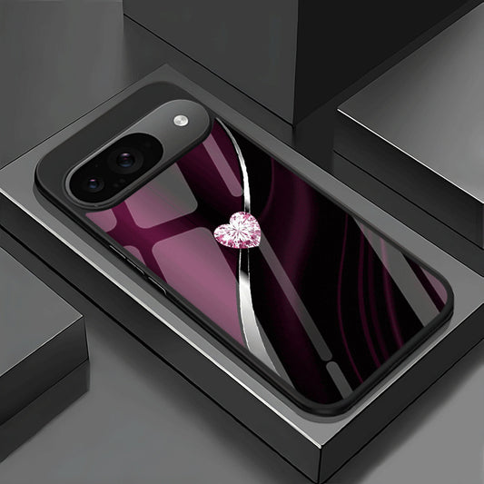 Sparkling Heart Hard Case for Google Pixel