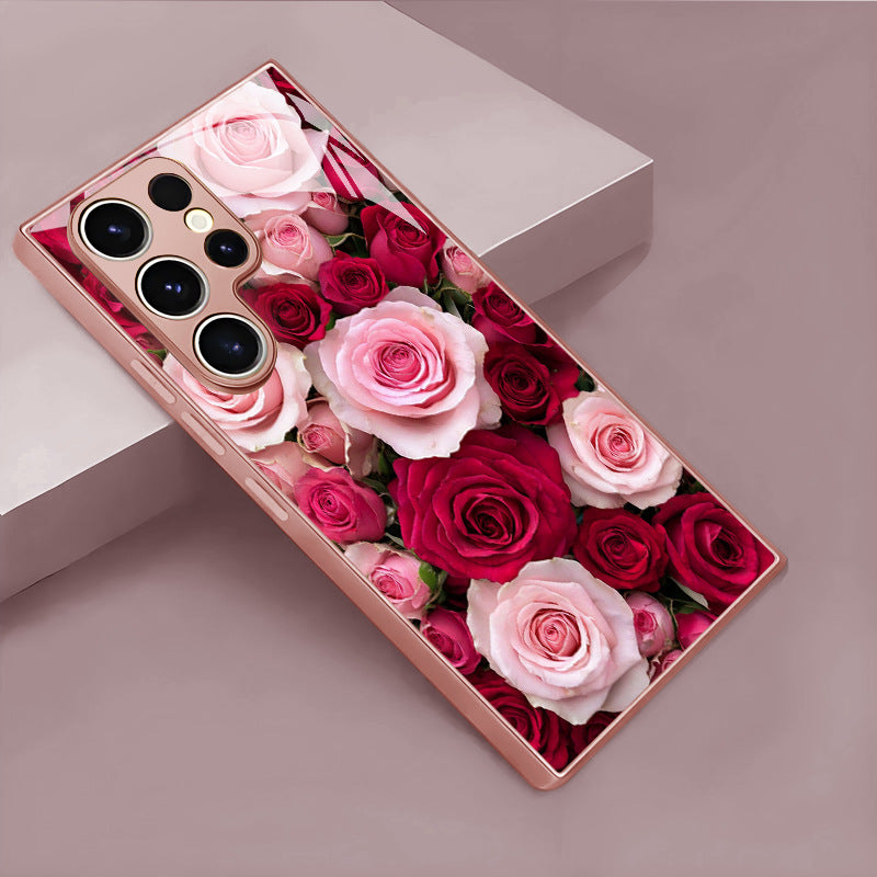 Vintage Romantic Rose Garden Hard Case for Samsung