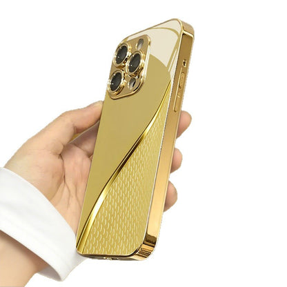 Golden Scale Pattern Hard Case for iPhone