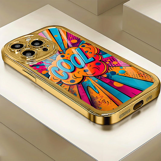 “COOL” Pattern Hard Case for iPhone