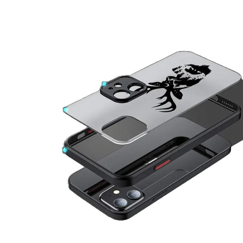 Deer Pattern Translucent Matte Case for iPhone
