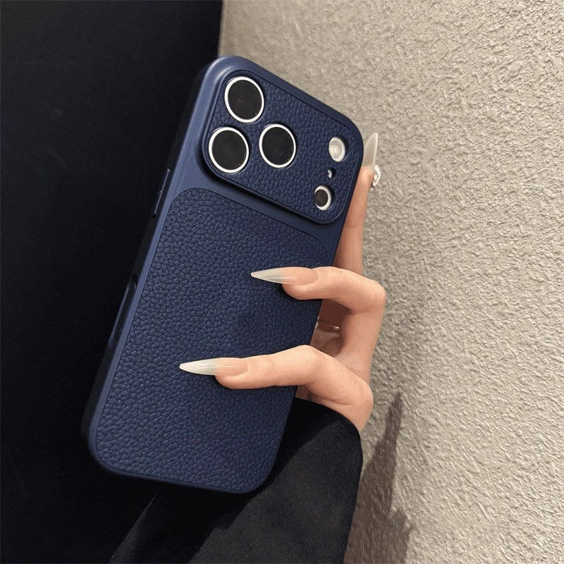 Classic Litchi Textured Case for iPhone