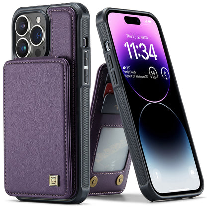 2 in 1 Magnetic Wallet Leather Case for iPhone