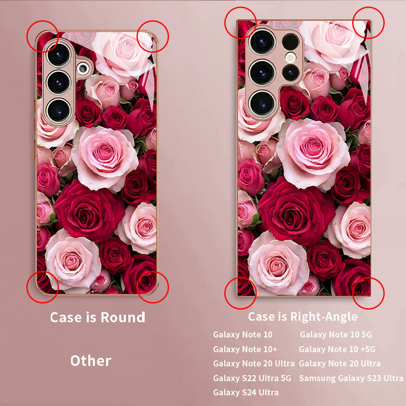 Vintage Romantic Rose Garden Hard Case for Samsung