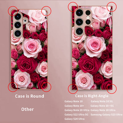 Vintage Romantic Rose Garden Hard Case for Samsung