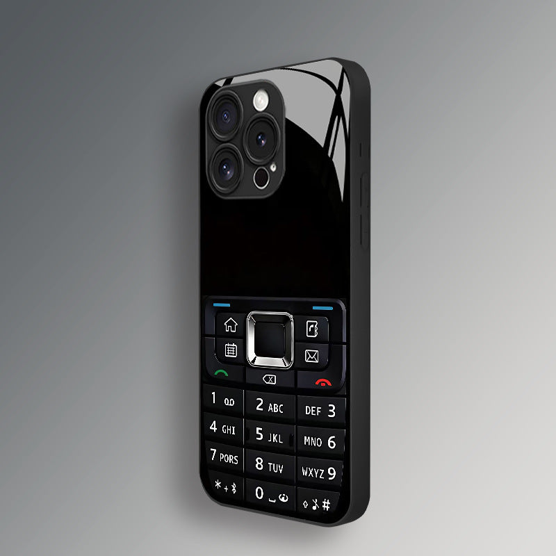 Vintage Keypad Design Hard Case for iPhone