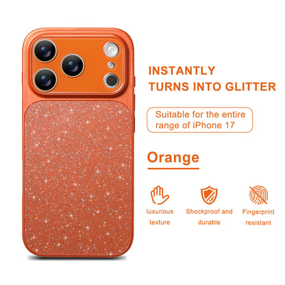 Lens Protection Glitter Matte Case for iPhone