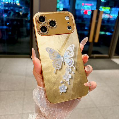 Butterfly Pattern Hard Case for iPhone