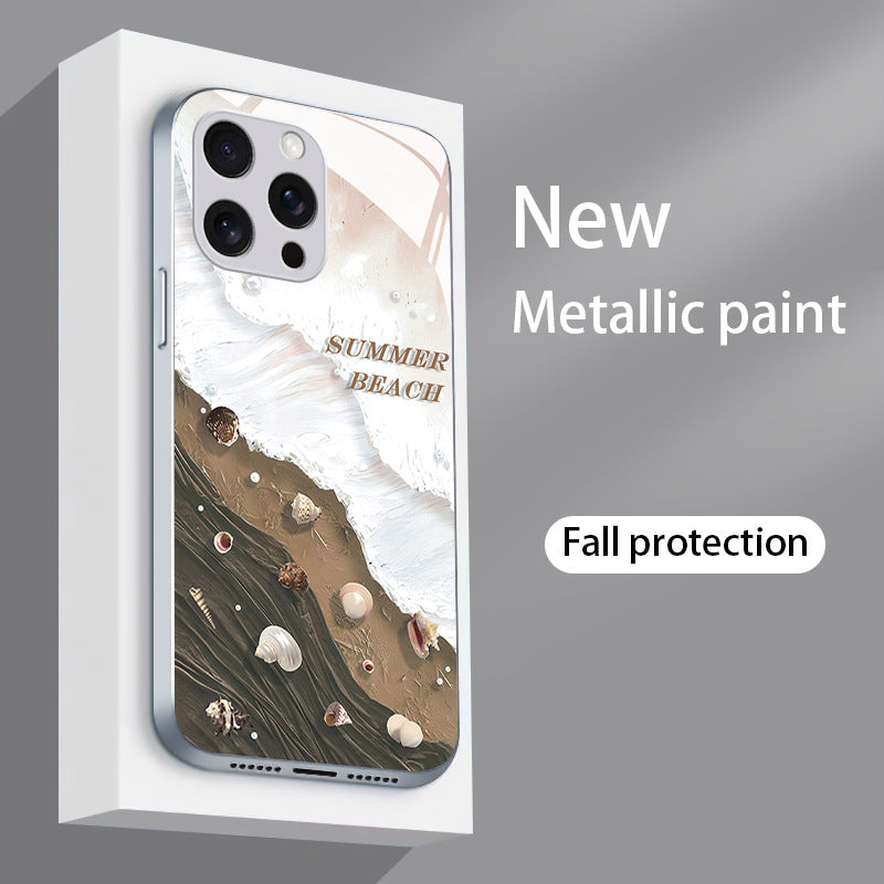 Glass Anti-Drop Case For iPhone