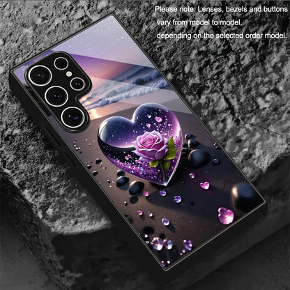 Crystal Heart Hard Case for Samsung