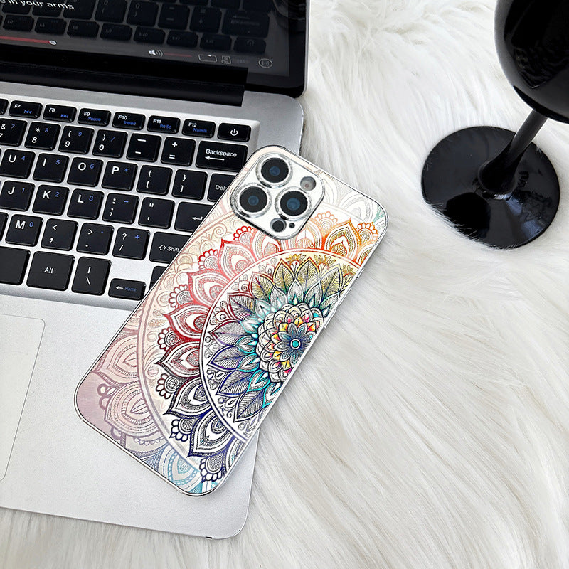 Brahma Mandala Design Hard Case for iPhone