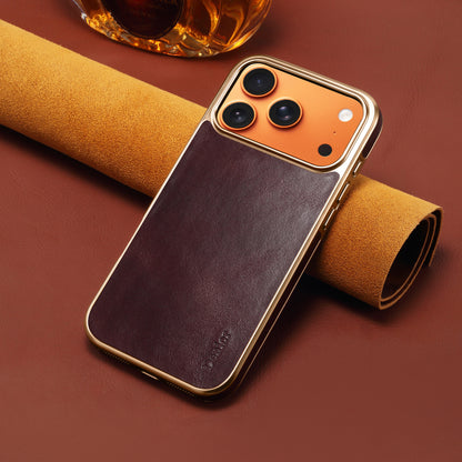 Smooth Leather Phone Case for iPhone