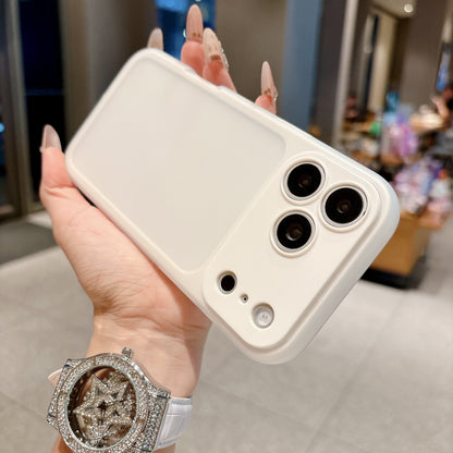 Large Window Matt Translucent Case for iPhone