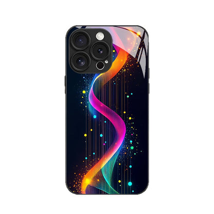 Cyber Neon Pattern Hard Case for iPhone