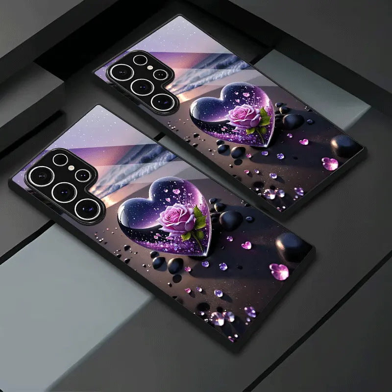 Crystal Heart Hard Case for Samsung