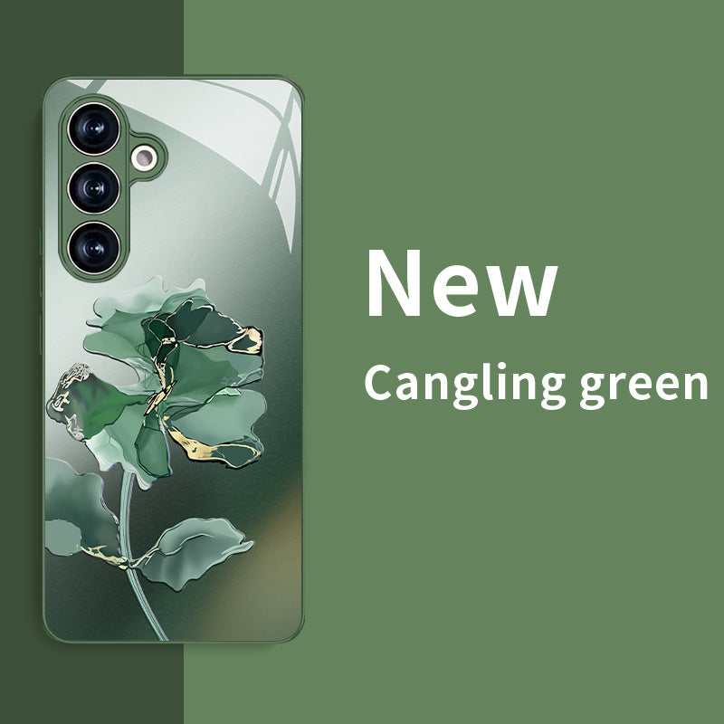 Ink Painting Flower Hard Case for Samsung