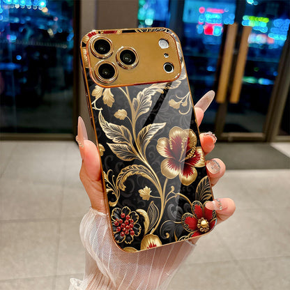 Hibiscus Pattern Hard Case for iPhone