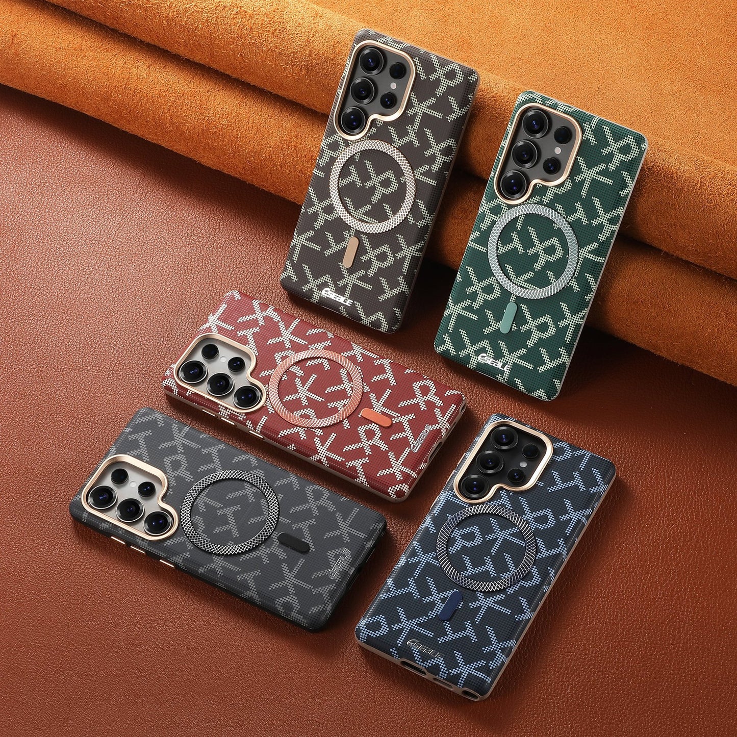 Letter Pattern Matte Case for Samsung