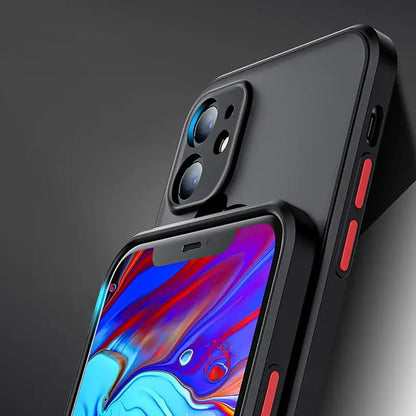 Rose Flower Translucent Matte Case for iPhone