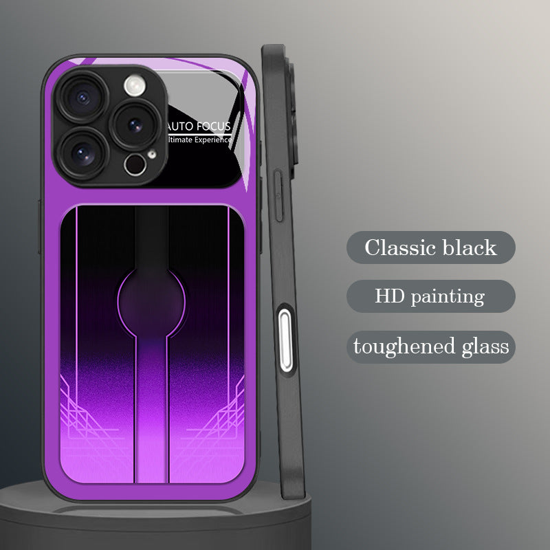 Gradient Effect Pattern Hard Case for iPhone