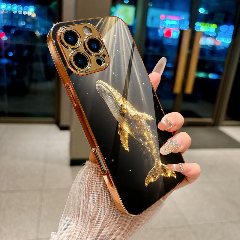 Whale Pattern Hard Case for iPhone