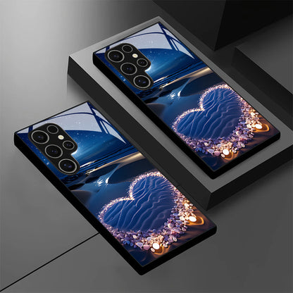 Starry Sky Love Beach Hard Case for Samsung