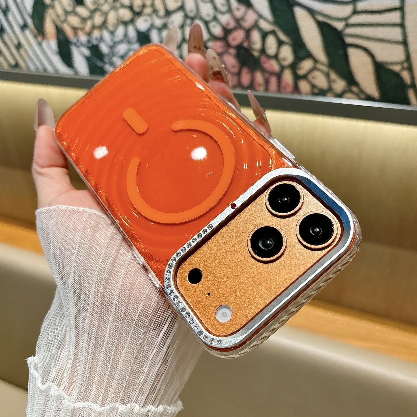 Transparent Acrylic Wave Case for iPhone
