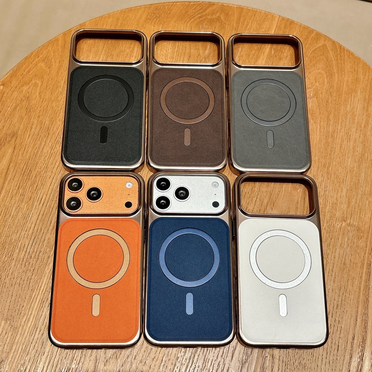 Leather Texture Matte Case for iPhone