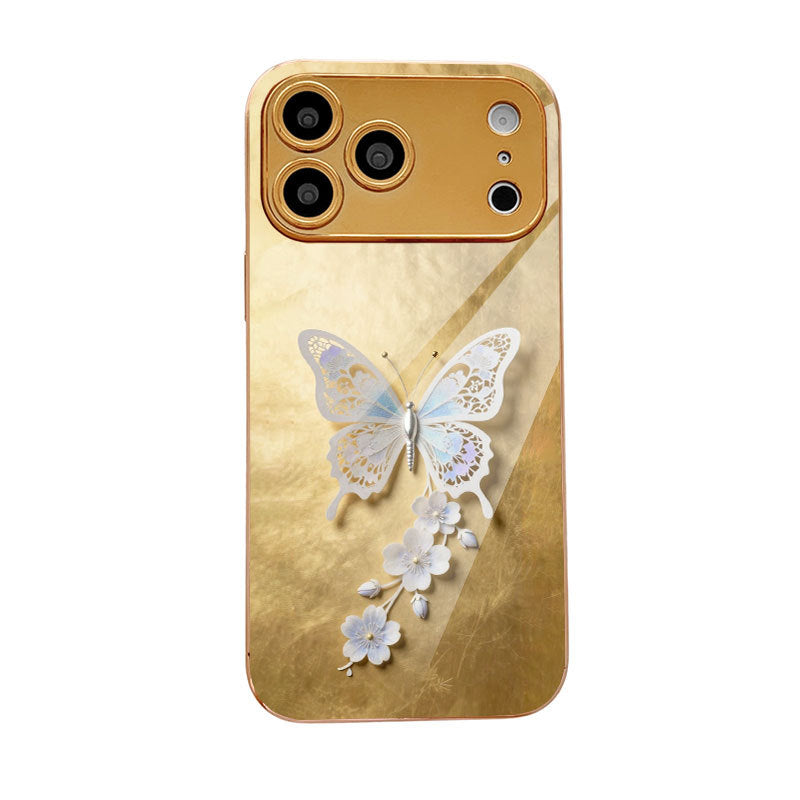Butterfly Pattern Hard Case for iPhone