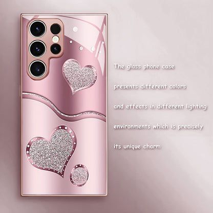 Curve Double Heart Hard Case for Samsung