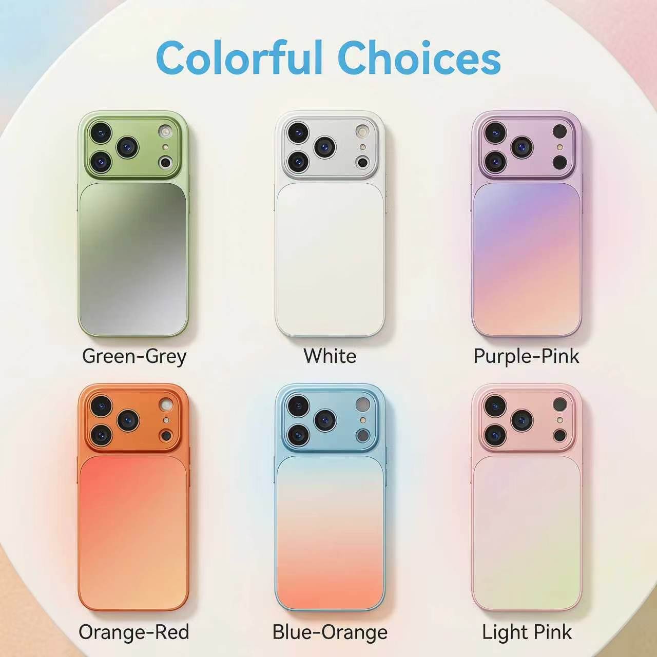Gradient Glitter Iridescent Case for iPhone