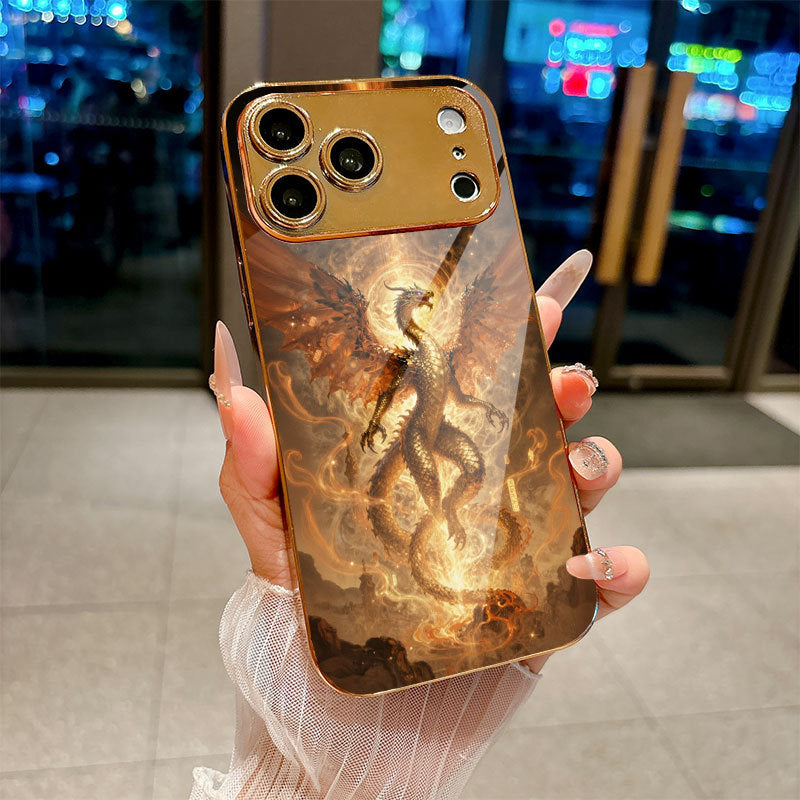 Dragon Pattern Hard Case for iPhone