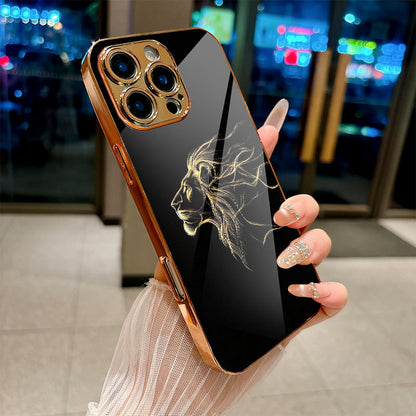 Lion Pattern Hard Case for iPhone