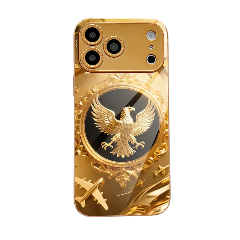 Golden Eagle Pattern Hard Case for iPhone