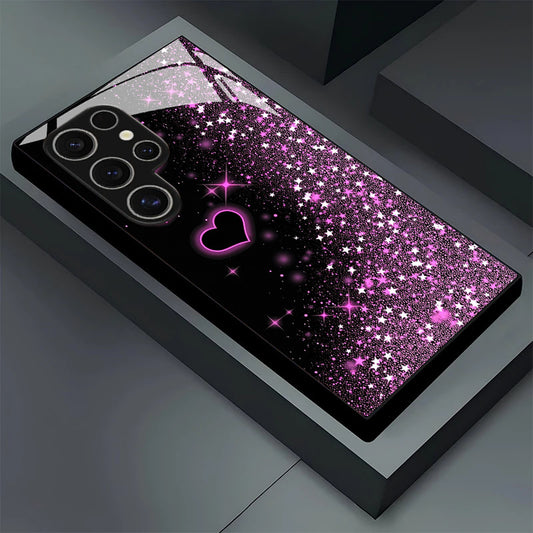 Glitter Star Hard Case for Samsung Galaxy