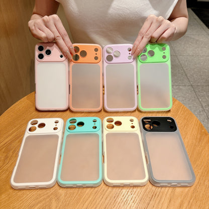 Large Window Matt Translucent Case for iPhone