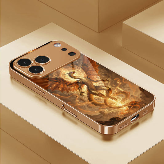 Dragon Pattern Hard Case for iPhone