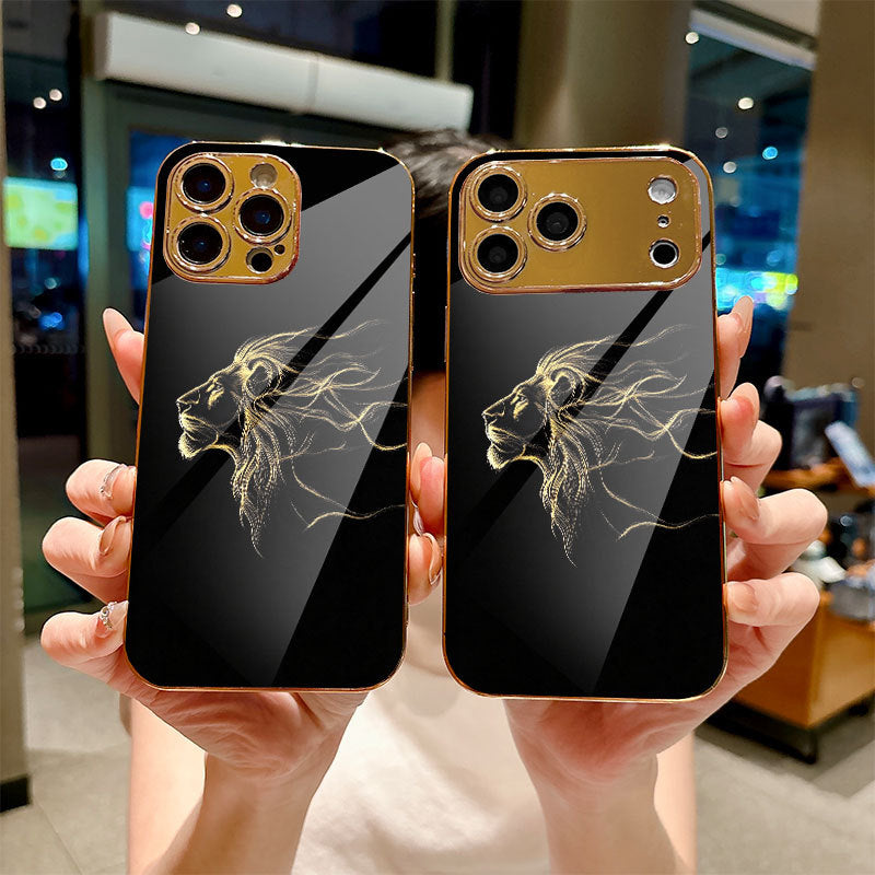 Lion Pattern Hard Case for iPhone