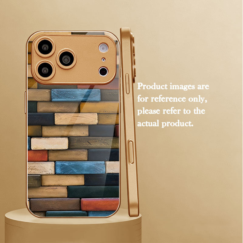 Colored Blocks Pattern Case for iPhone