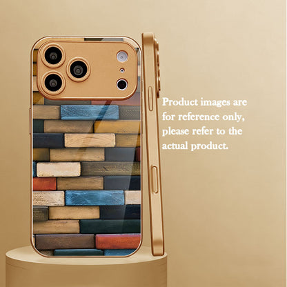 Colored Blocks Pattern Case for iPhone