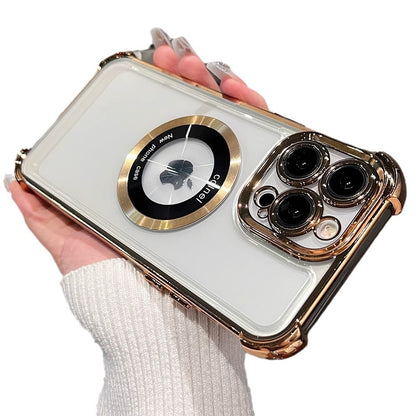 Plating Shockproof Clear Case for iPhone