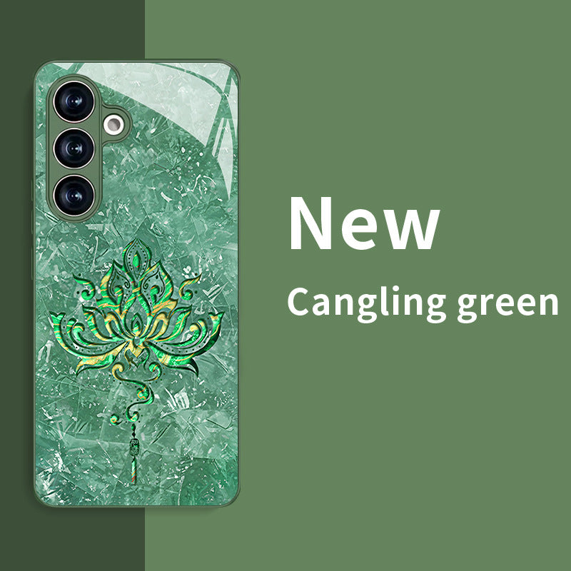 Lotus Pattern Hard Case for Samsung