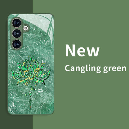 Lotus Pattern Hard Case for Samsung