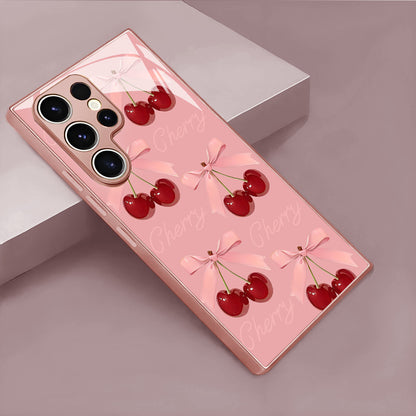 Cherry Bow Pattern Case for Samsung