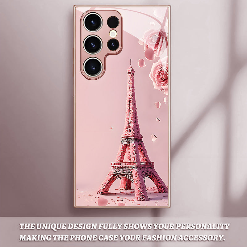 Rose Tower Pattern Hard Case for Samsung