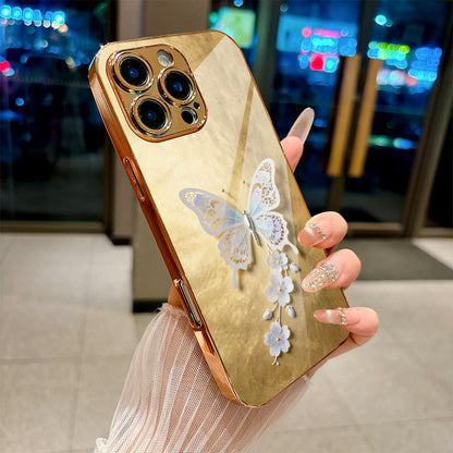 Butterfly Pattern Hard Case for iPhone