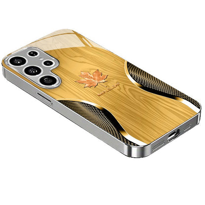 Maple Wood Grain Hard Case for Samsung